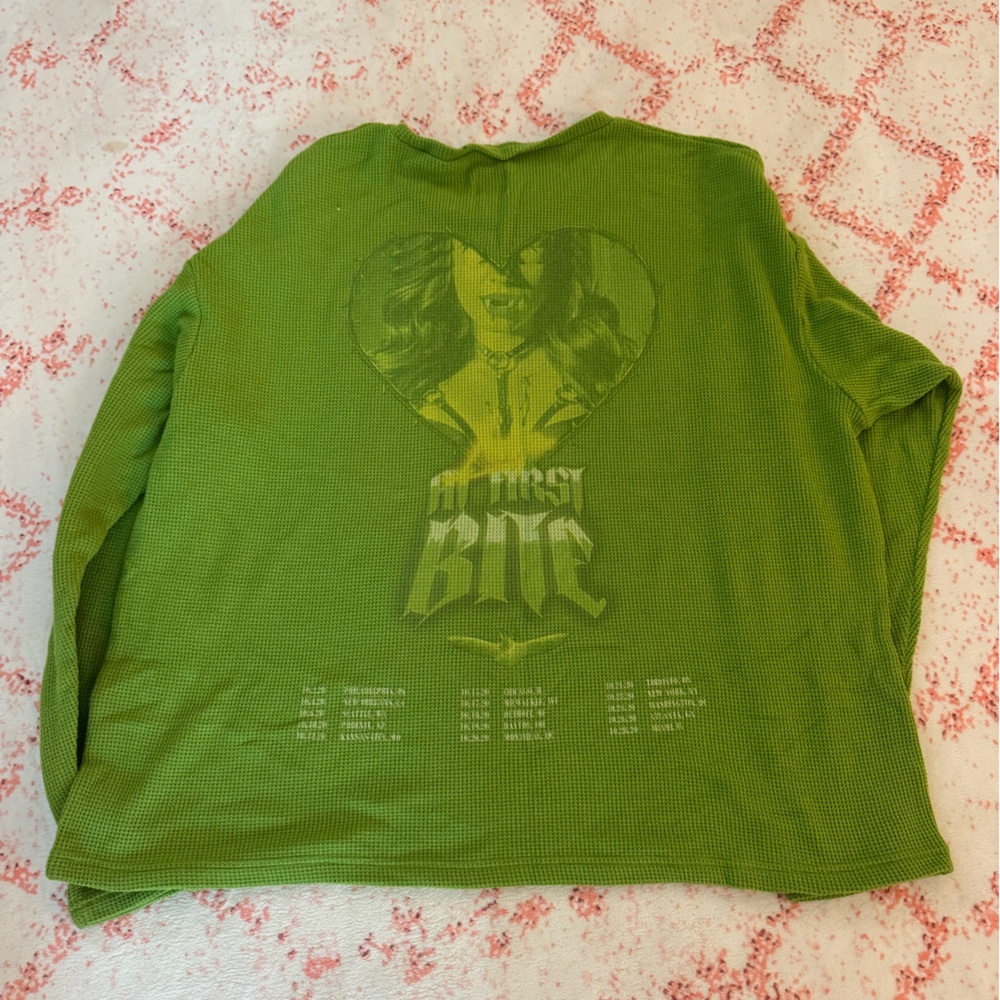 Boys Lie Vibrant Green Long Sleeve Thermal - Picture 2 of 2